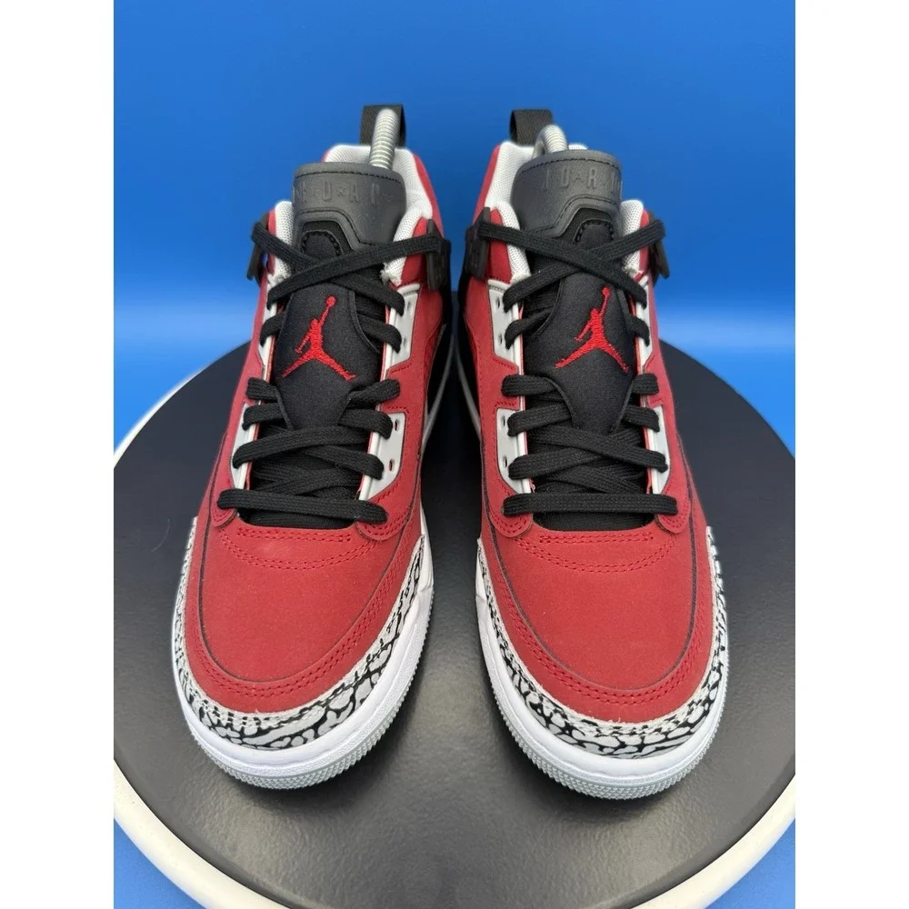 Air Jordan Spizike Low GS Toro Red Youth Size 6.5Y Retro Sneakers FQ3950-600 NEW